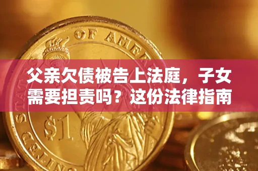 武汉父亲欠债被告上法庭，子女需要担责吗？这份法律指南必须看完