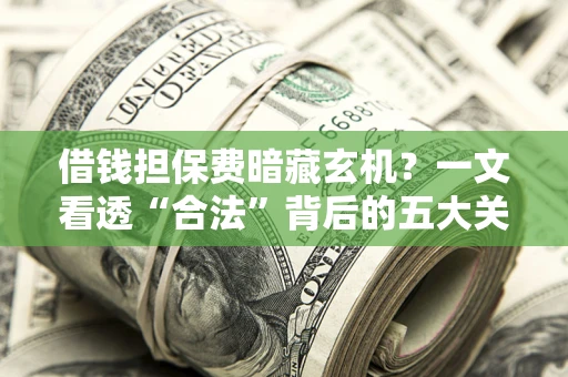 武汉借钱担保费暗藏玄机？一文看透“合法”背后的五大关键陷阱