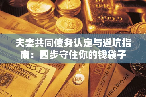 武汉夫妻共同债务认定与避坑指南：四步守住你的钱袋子